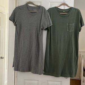 2 size medium T-shirt dresses